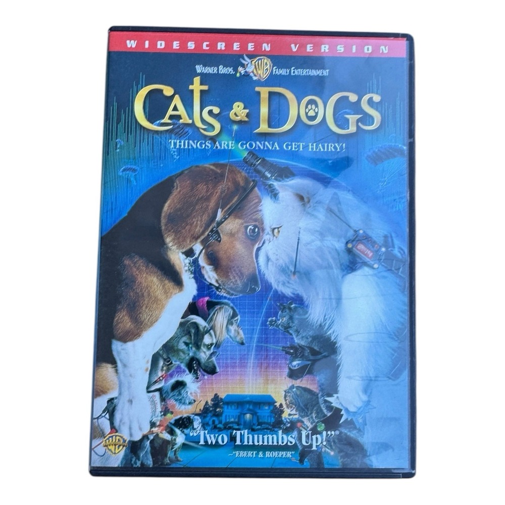 Cats & Dogs DVD Movie 2001 Jeff Goldblum Elizabeth Perkins